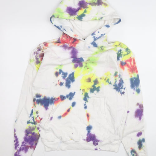 No Boundaries Women’s Multicoloured Tie-Dye Pullover Hoodie XS Cotton