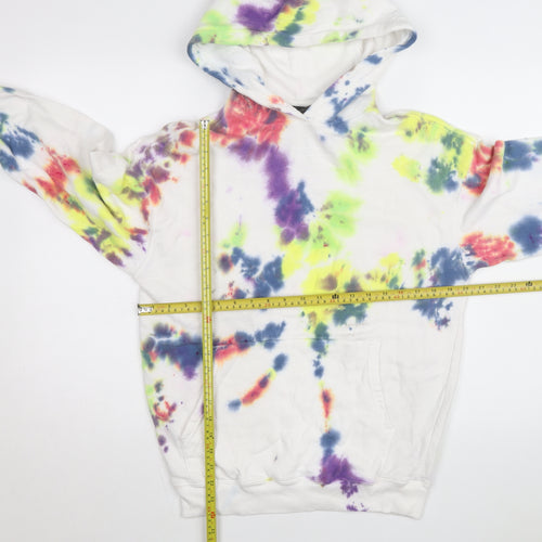 No Boundaries Women’s Multicoloured Tie-Dye Pullover Hoodie XS Cotton