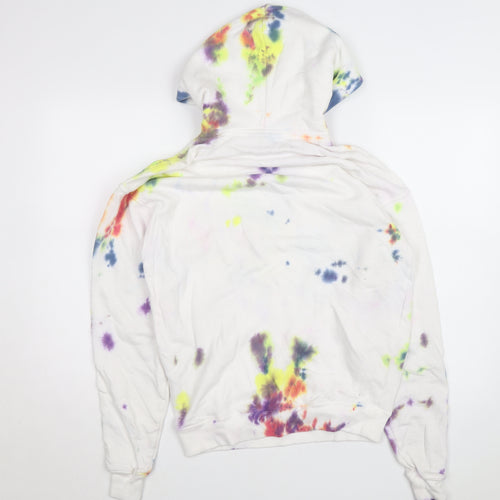 No Boundaries Women’s Multicoloured Tie-Dye Pullover Hoodie XS Cotton