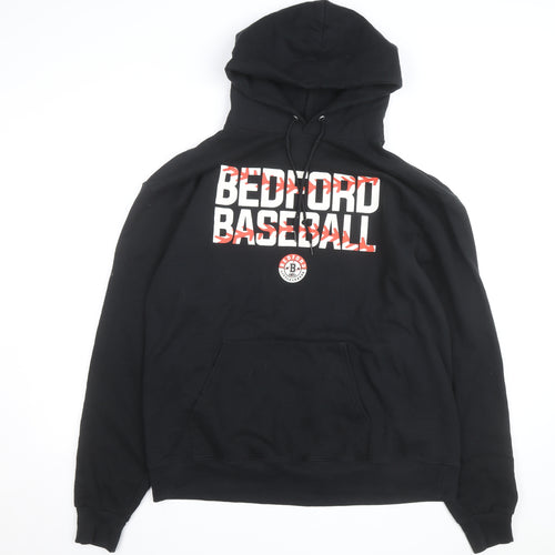 Champion Men's Black Bedford Baseball XL Pullover Hoodie