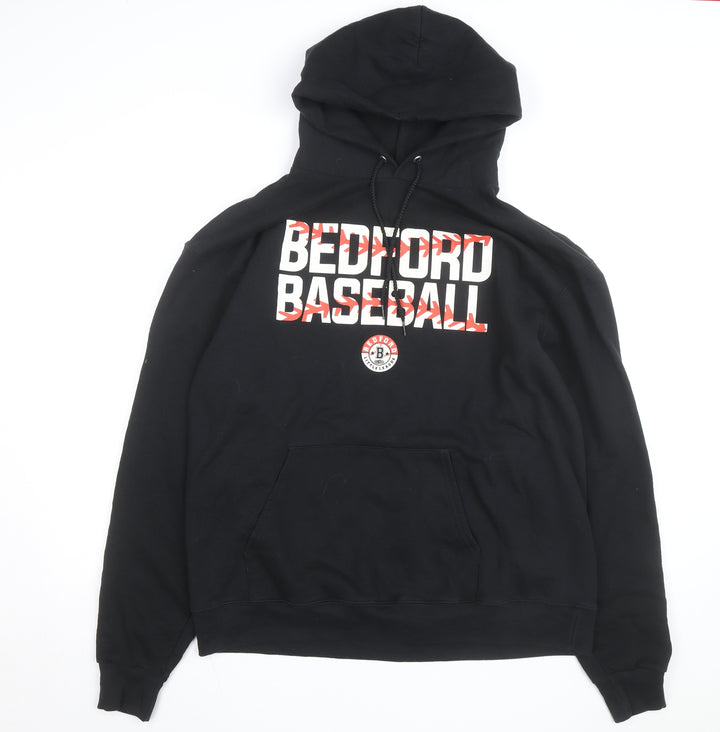 Champion Men's Black Bedford Baseball XL Pullover Hoodie