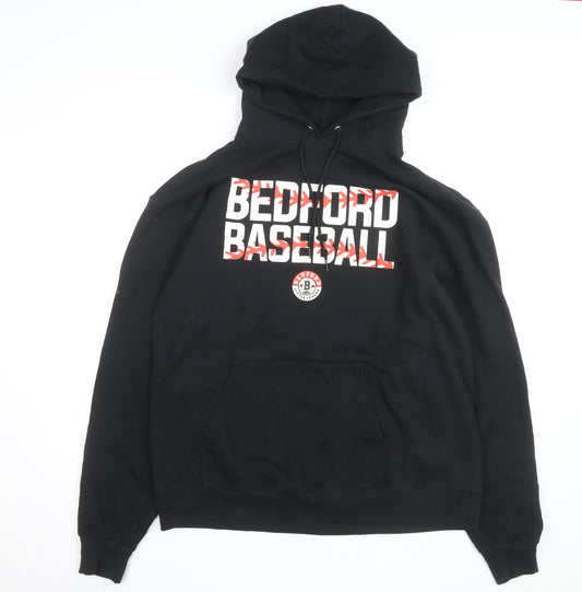 Champion Men's Black Bedford Baseball XL Pullover Hoodie