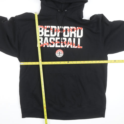 Champion Men's Black Bedford Baseball XL Pullover Hoodie
