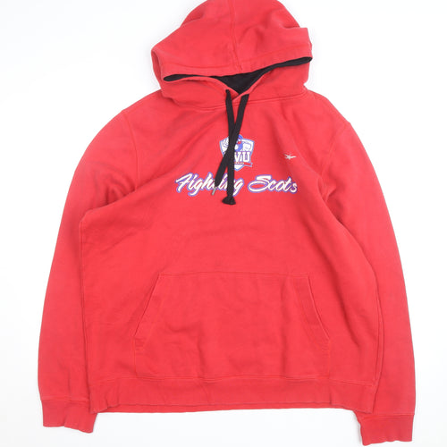 Under Armour Mens Red XL Pullover Hoodie Graphic Fleece