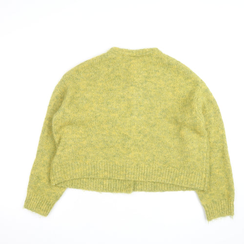 Urban Outfitters Women’s Green Wool Blend Cardigan M Relaxed Fit Knit