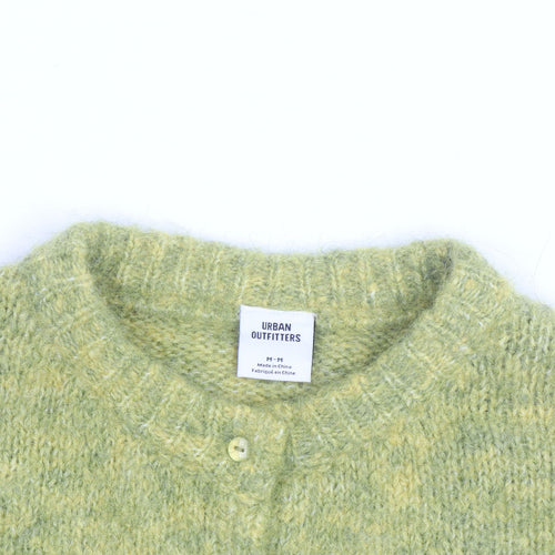 Urban Outfitters Women’s Green Wool Blend Cardigan M Relaxed Fit Knit
