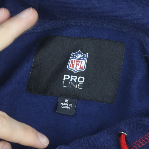 NFL Pro Line Men's Blue Hoodie M Pullover Graphic Hooded Sweatshirt