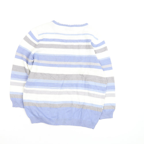 Alfred Dunner Women’s Multicoloured Petite M Striped Pullover Jumper