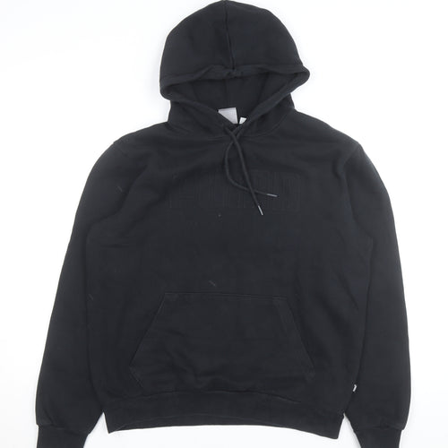Puma Men's Black Pullover Hoodie Medium Fleece Sportswear