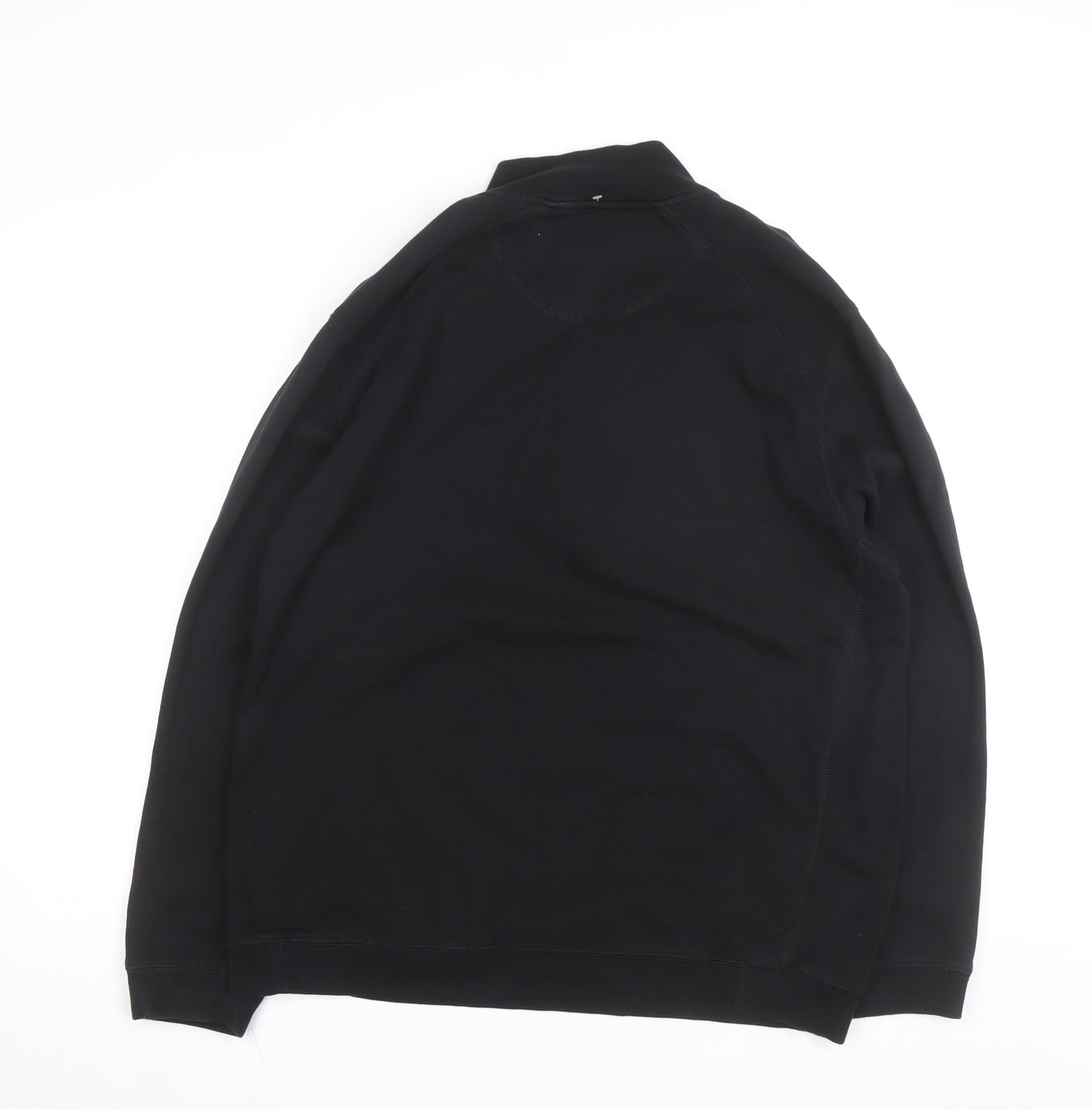 Kirkland Men's Black XL 1/2 Zip Cotton Sweatshirt
