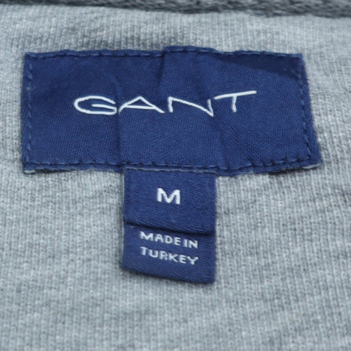 GANT Men's Grey Crew Neck Pullover Sweatshirt M Regular Fit
