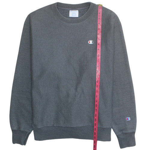 Champion Men Grey Large Reverse Weave Pullover Sweatshirt