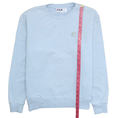 FILA Mens Blue Crew Neck Pullover Sweatshirt Size L
