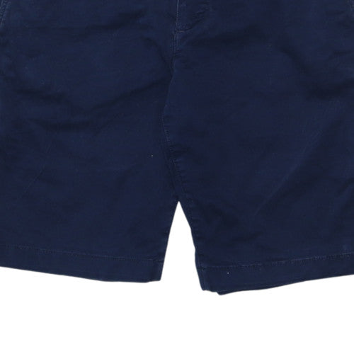 Lacoste Men Blue Slim Fit Chino Shorts Size 32