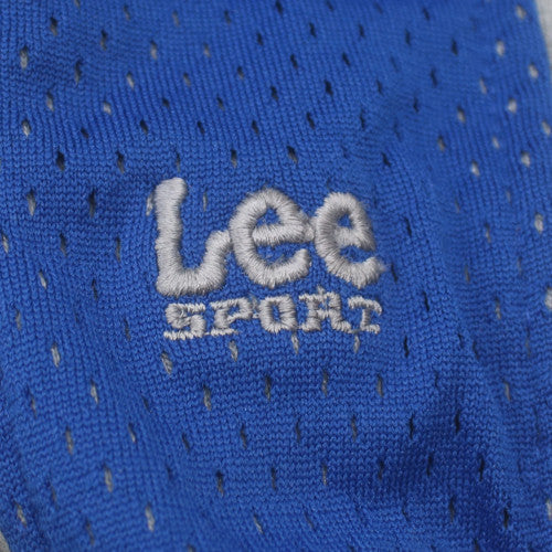 Lee Sport Men Grey Blue New York Giants Pullover Sweatshirt XL