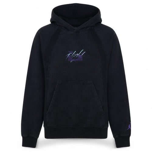 Nike Jordan Men's Black Pullover Hoodie Small Graphic Embroidered Sportswear