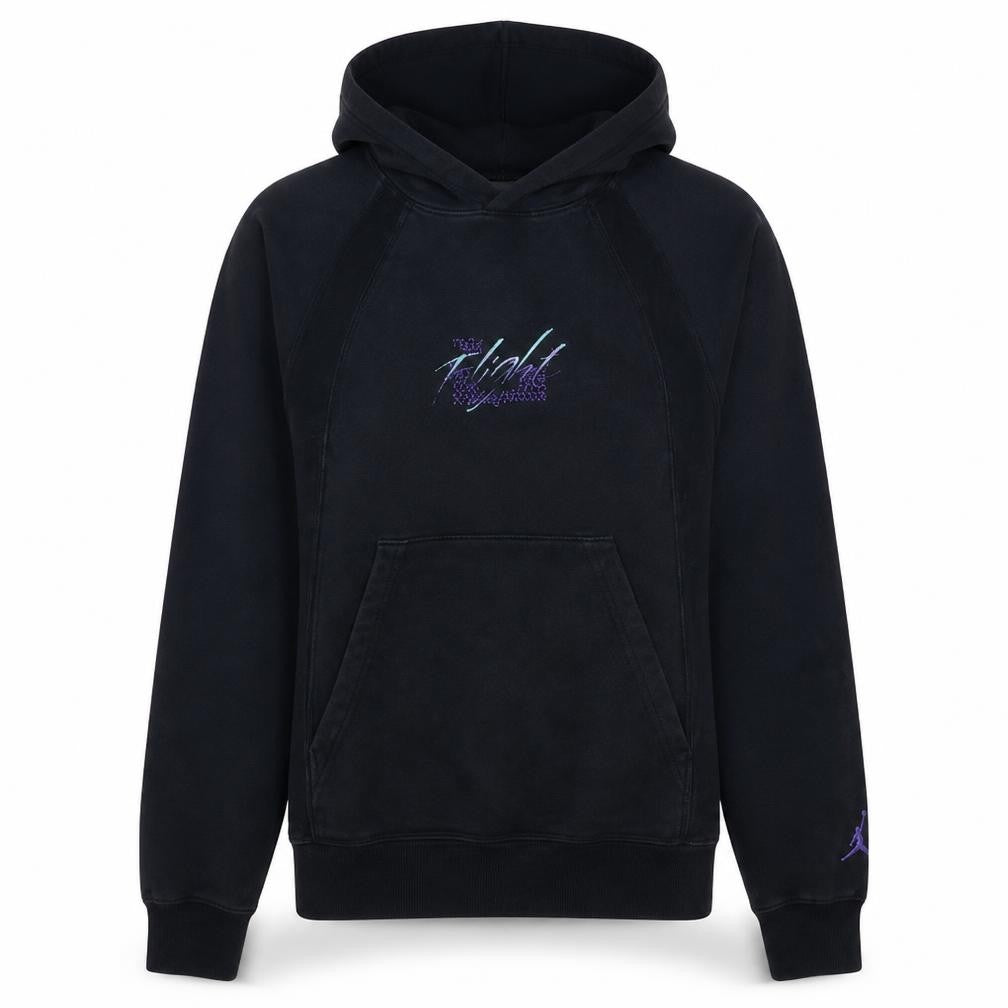 Nike Jordan Men's Black Pullover Hoodie Small Graphic Embroidered Sportswear