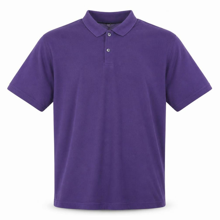 Calvin Klein Men's Purple Cotton Polo Shirt XL Regular Fit