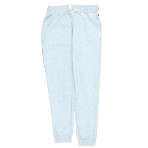 Tommy Hilfiger Men Light Grey Jogger Sweatpants Size L Drawstring Waist