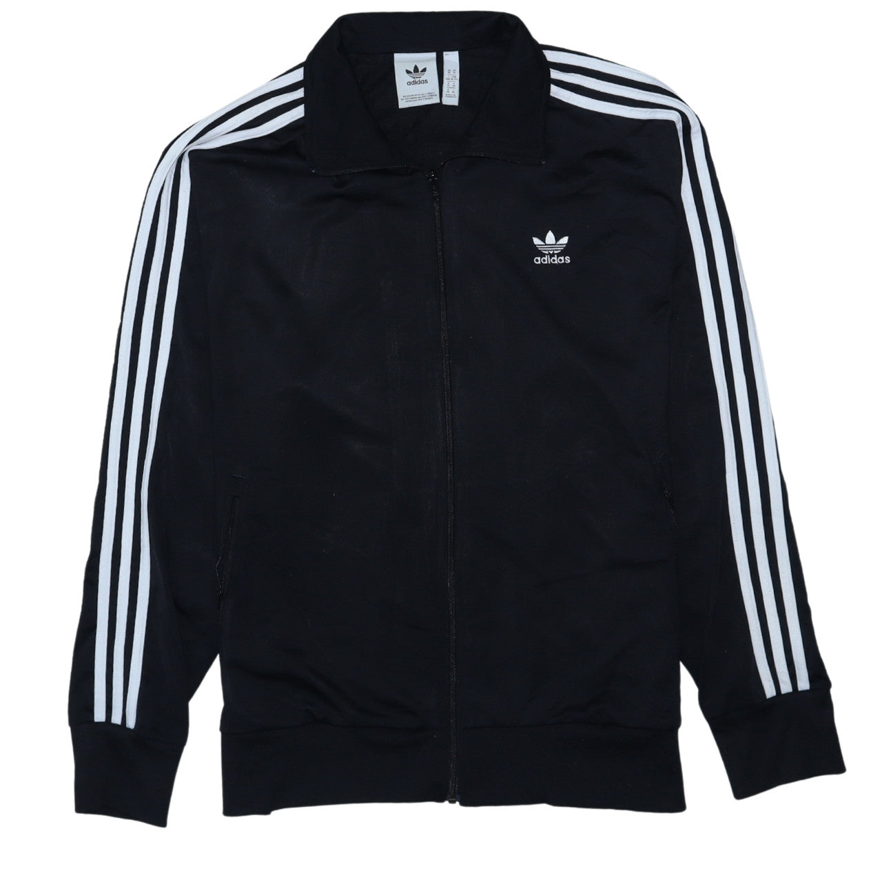 Adidas Men's Black XL Track Jacket Full Zip Activewear