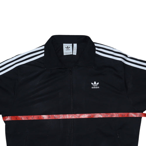Adidas Men's Black XL Track Jacket Full Zip Activewear