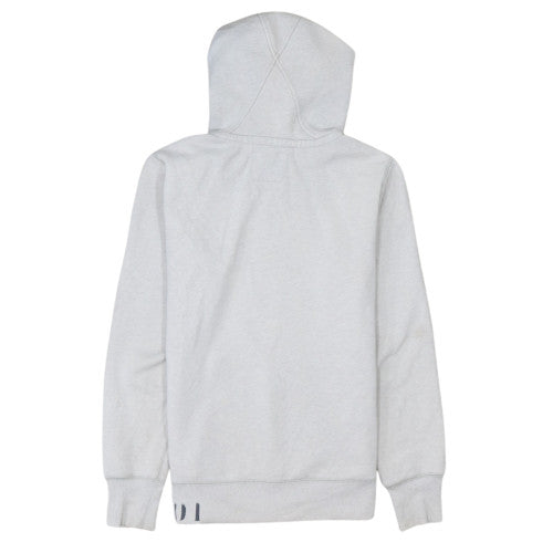 G-Star RAW Men's Grey Pullover Hoodie Size M Graphic Logo Fleece