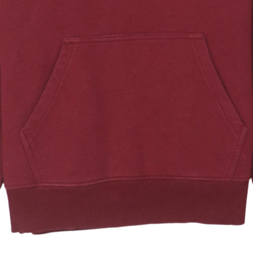 Dickies Men's Red Pullover Hoodie Small Graphic Fleece Sweatshirt