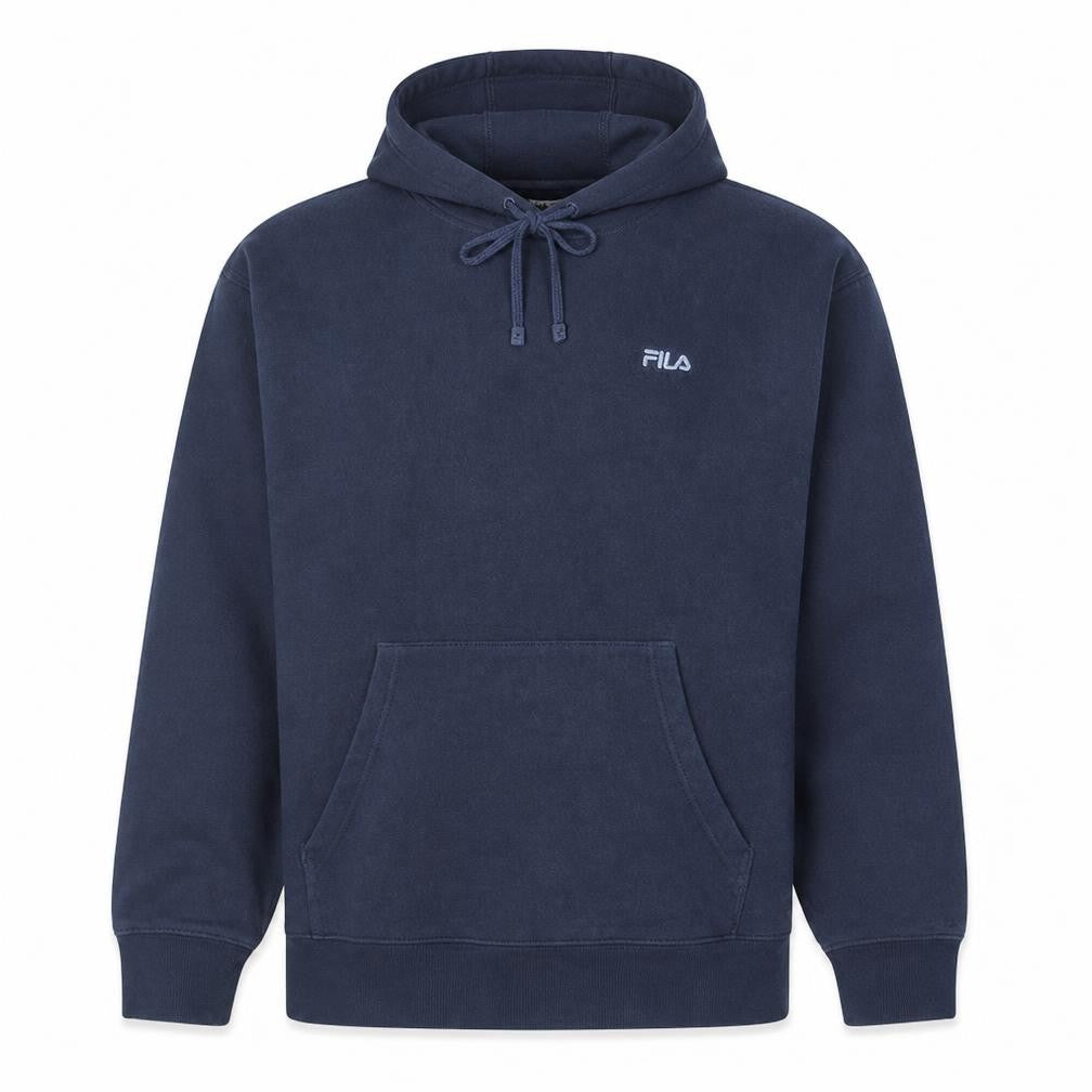 FILA Men's Blue XL Pullover Hoodie Cotton Blend Fleece Sweatshirt