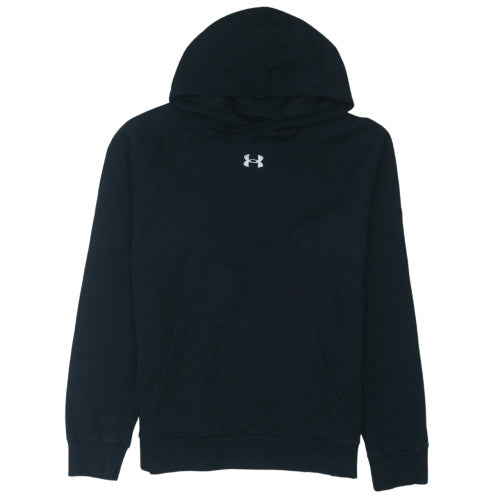 Under Armour Men's Black Pullover Hoodie Large Cotton Blend