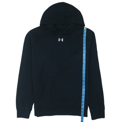 Under Armour Men's Black Pullover Hoodie Large Cotton Blend