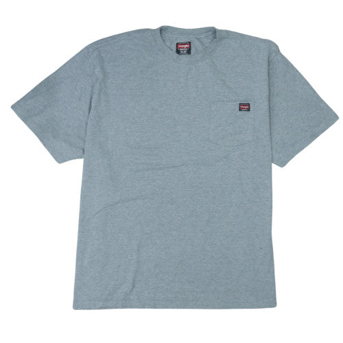 Wrangler Workwear Men's Grey 3XL Crew Neck Short Sleeve T-Shirt