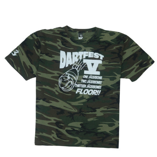 Code V Men's Camouflage Dartfest V Graphic Cotton T-Shirt 2XL