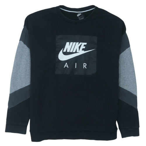 Nike Men's Black L Crew Neck Pullover Fleece Sweatshirt