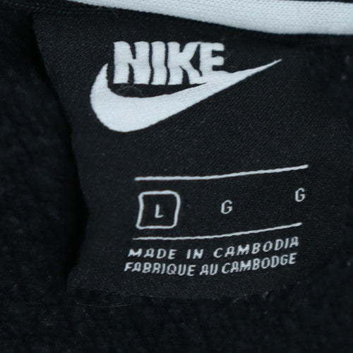 Nike Men's Black L Crew Neck Pullover Fleece Sweatshirt
