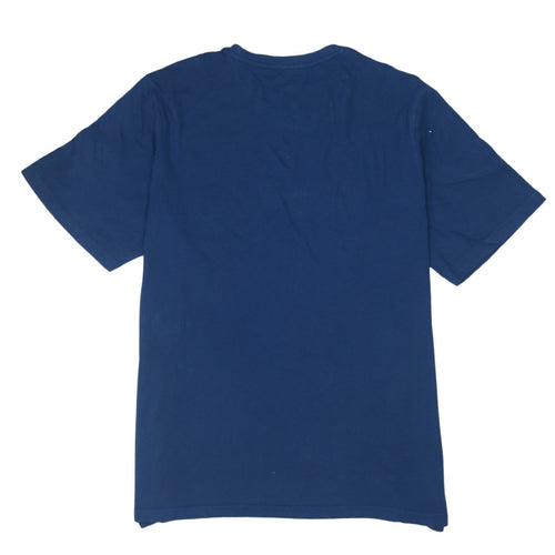 Champion Mens Blue XL Crew Neck Cotton T-Shirt