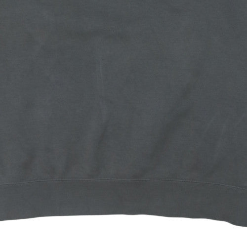 Nike Men’s Grey Logo Pullover Sweatshirt L Crew Neck Fleece