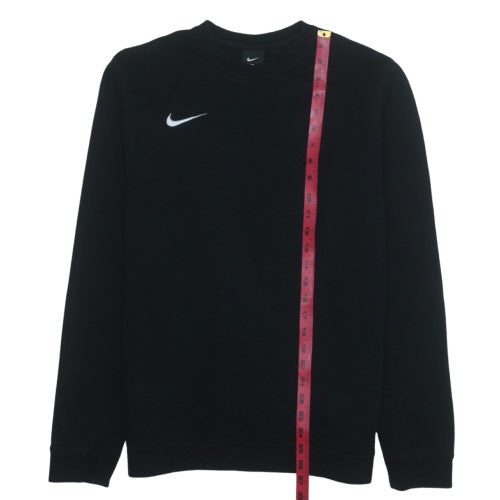 Nike Men's Black Crew Neck Fleece Pullover Sweatshirt M