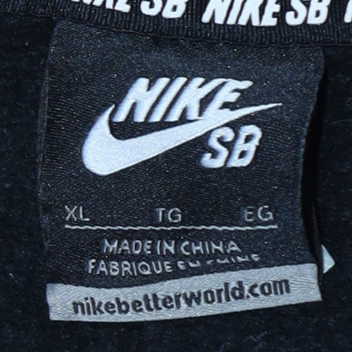 Nike SB Men's Black XL Pullover Sweatshirt Crew Neck Regular Fit