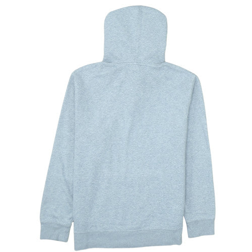 Levi's Men Grey Pullover Hoodie L Regular Fit Logo Fleece Sweatshirt