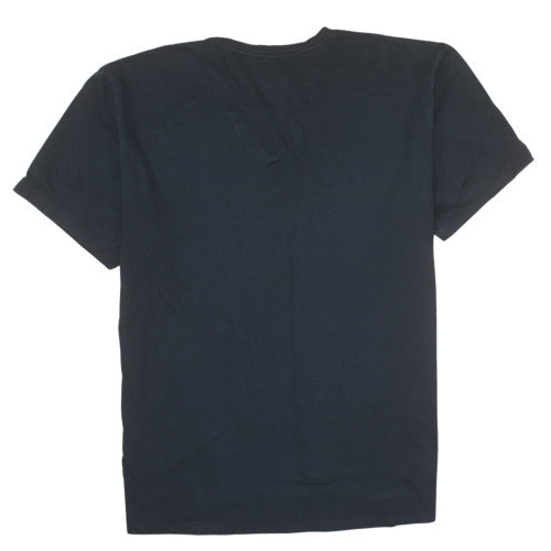 Calvin Klein Men's Black V-Neck Classic Cotton T-Shirt XL