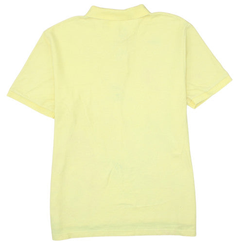 Chaps Men's Yellow Cotton Short Sleeve Polo Shirt XL