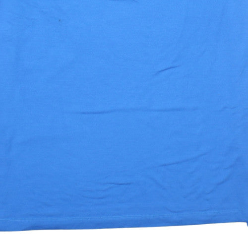Reebok Men's Blue Rocky's Gym & Fitness Crew Neck Short Sleeve T-Shirt L