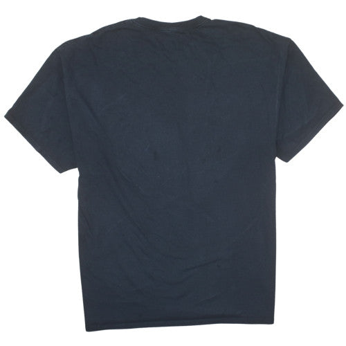 Champion Men's Black 3XL Crew Neck Graphic Print T-Shirt