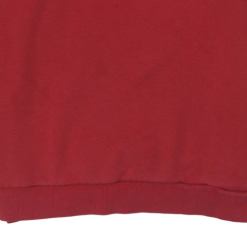 Fila Womens Red Crew Neck Pullover Sweatshirt Size 14