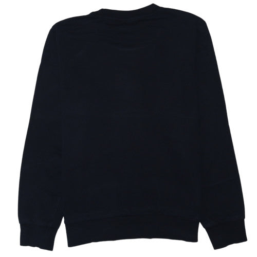 Champion Men Black Medium Crew Neck Pullover Sweatshirt