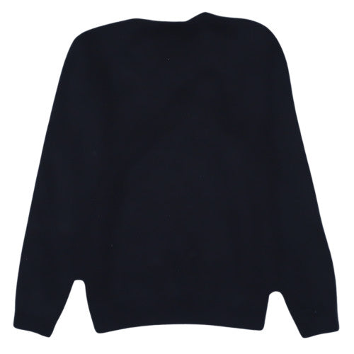 Champion Men’s Black Pullover Sweatshirt Medium Fleece Crew Neck