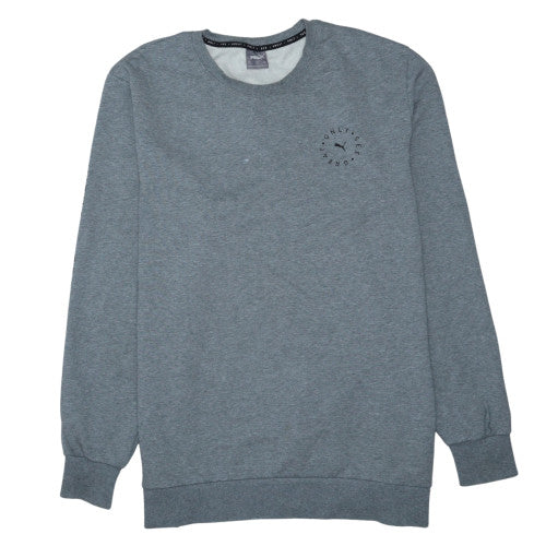 Puma Men's Grey 2XL Crew Neck Pullover Sweatshirt