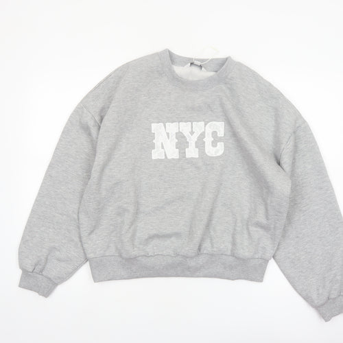 Marks and Spencer Womens Grey NYC Pullover Sweatshirt Size M