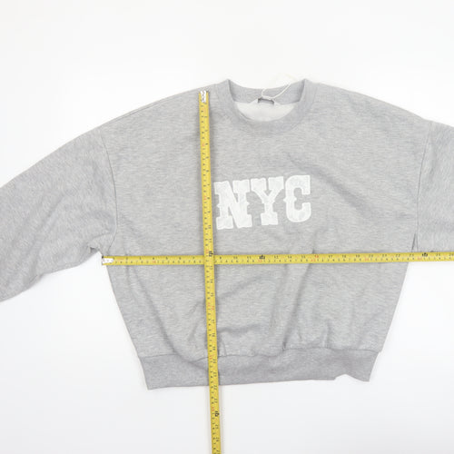 Marks and Spencer Womens Grey NYC Pullover Sweatshirt Size M