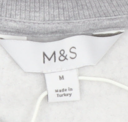 Marks and Spencer Womens Grey NYC Pullover Sweatshirt Size M